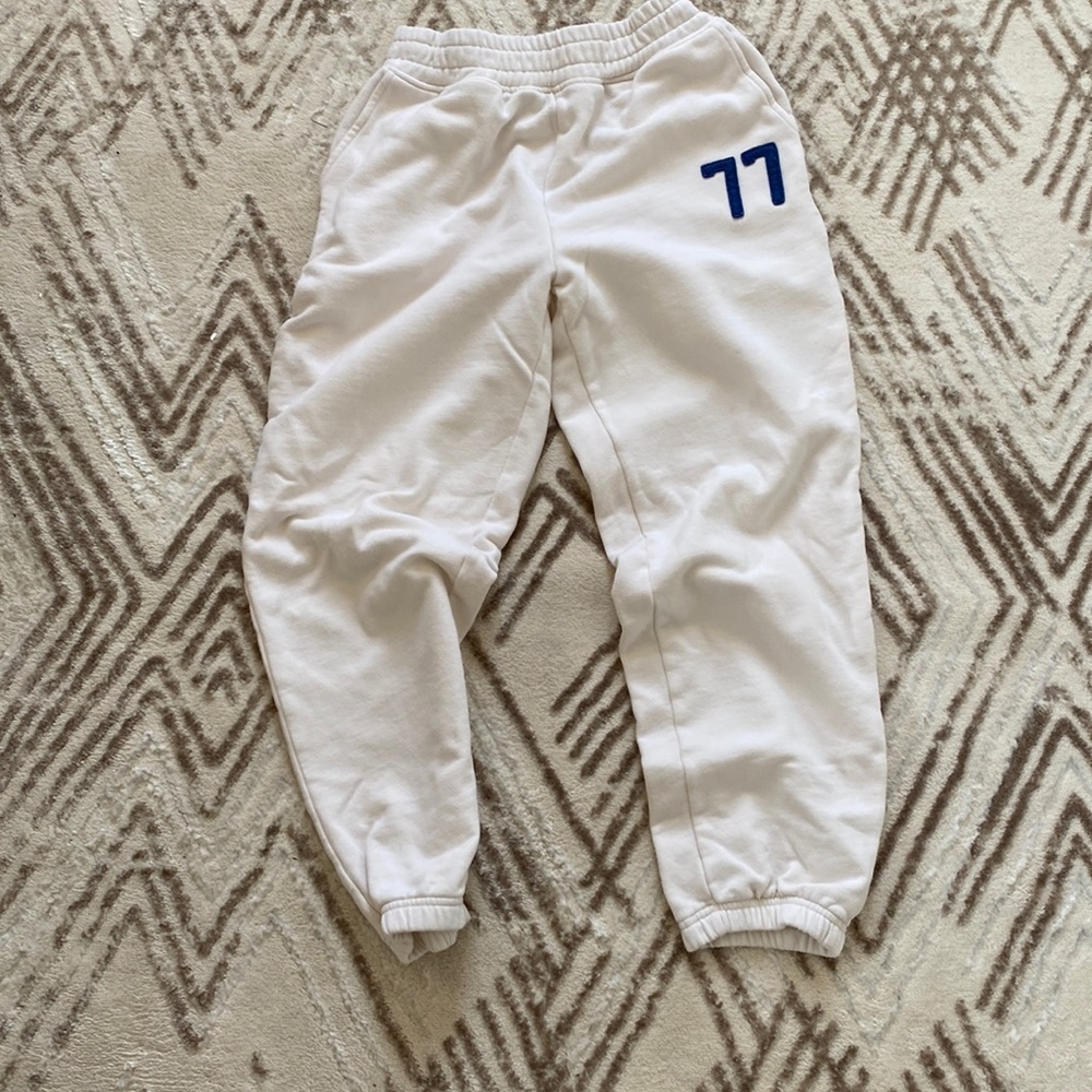 White and blue American eagle pants never worn before but has no tags